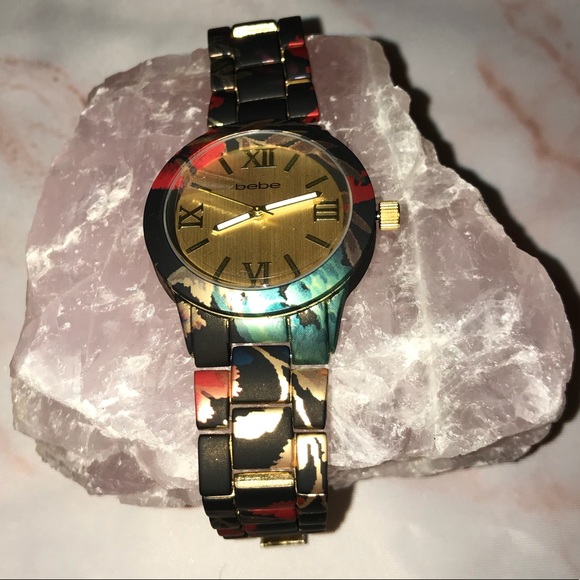 Bebe floral print watch - Picture 2 of 8